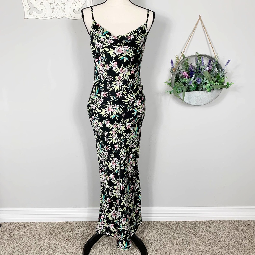 Love...Ady | Floral Slip Midi Dress, XS